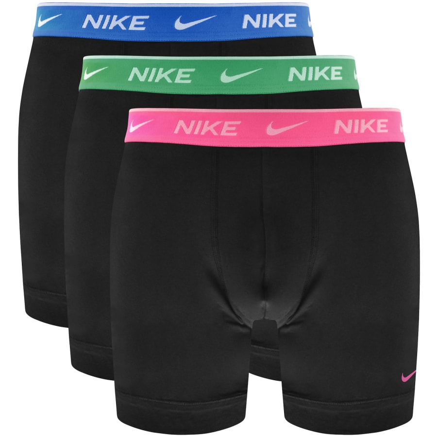 Nike Logo 3 Pack Boxer Shorts Black